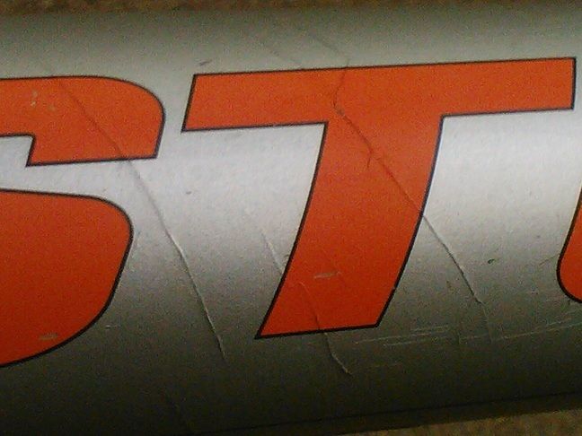 cracked composite bat