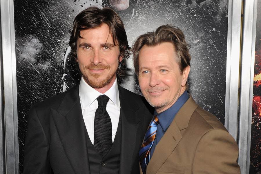 Christian Bale and Gary Oldman