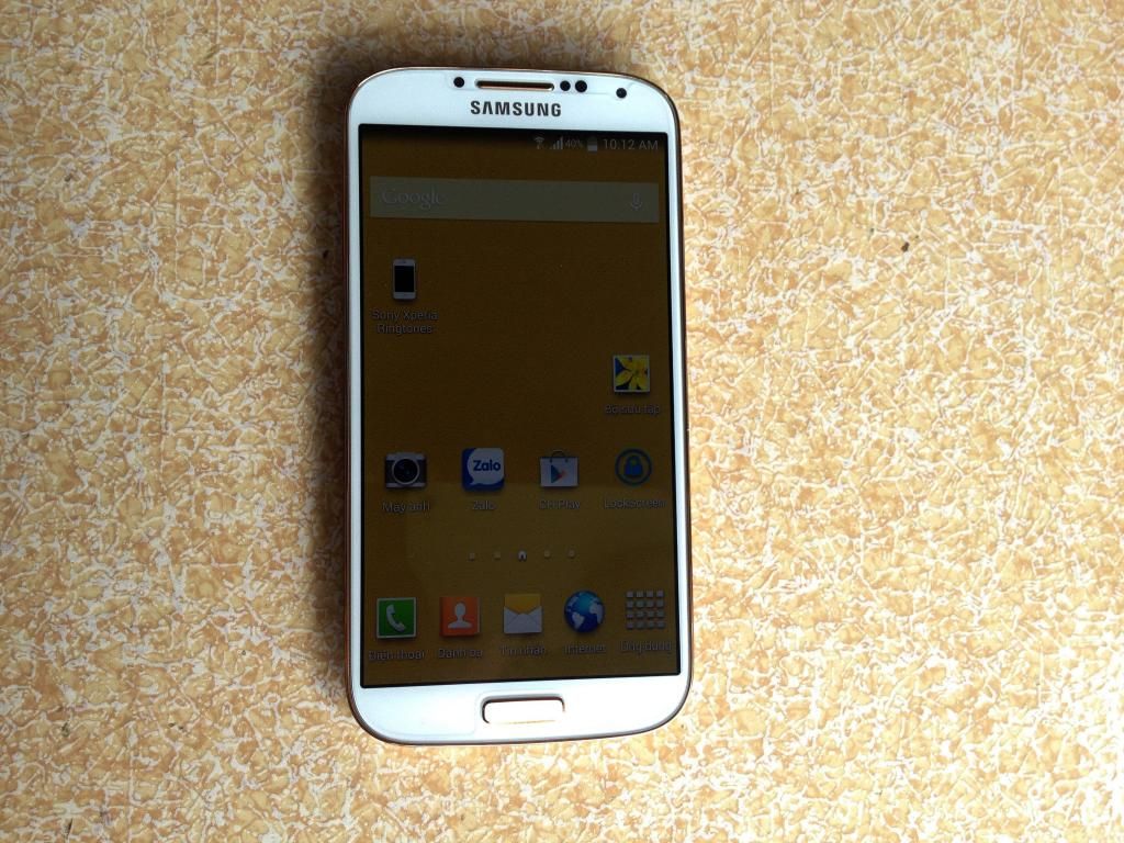 Quận 9 bán samsung galaxy s4 e330l gold đẹp 99,9% zin all