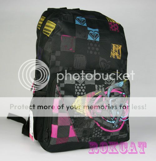 Roxy Clear Sight Backpack School Bag Book Bag Rokcat RXB 004