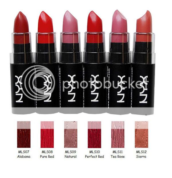 NYX Matte Lipstick Pick Your 1 Color Rokcat 800897143701